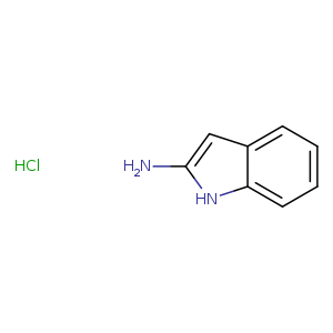 Nc1cc2c([nH]1)cccc2.Cl