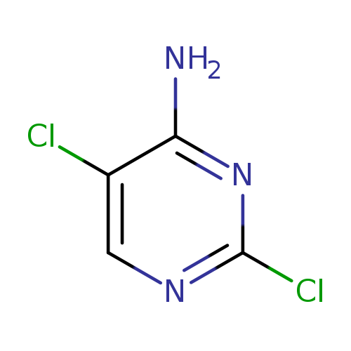 Clc1ncc(c(n1)N)Cl