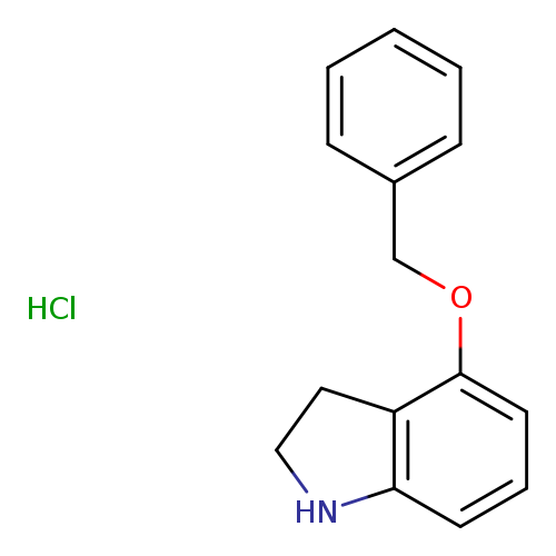 c1ccc(cc1)COc1cccc2c1CCN2.Cl