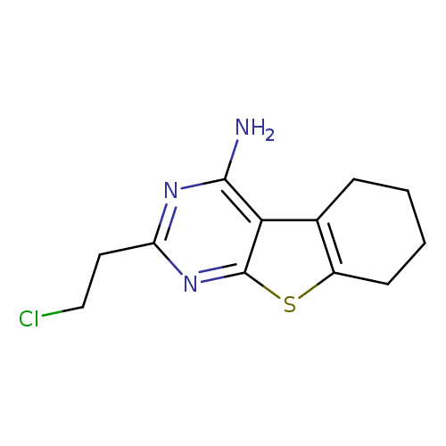 ClCCc1nc(N)c2c(n1)sc1c2CCCC1