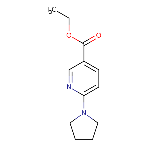 CCOC(=O)c1ccc(nc1)N1CCCC1