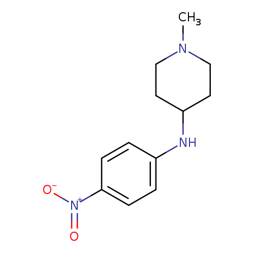 CN1CCC(CC1)Nc1ccc(cc1)[N+](=O)[O-]
