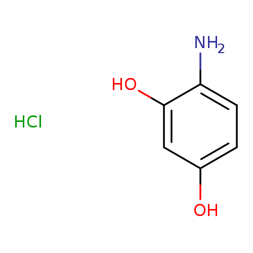 Oc1ccc(c(c1)O)N.Cl