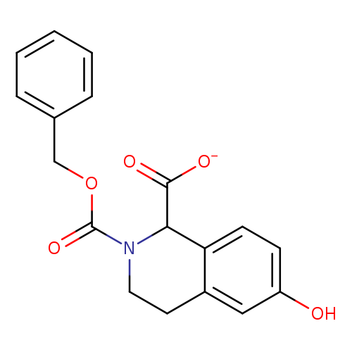 [O-]C(=O)C1N(CCc2c1ccc(c2)O)C(=O)OCc1ccccc1