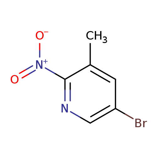 Brc1cnc(c(c1)C)[N+](=O)[O-]