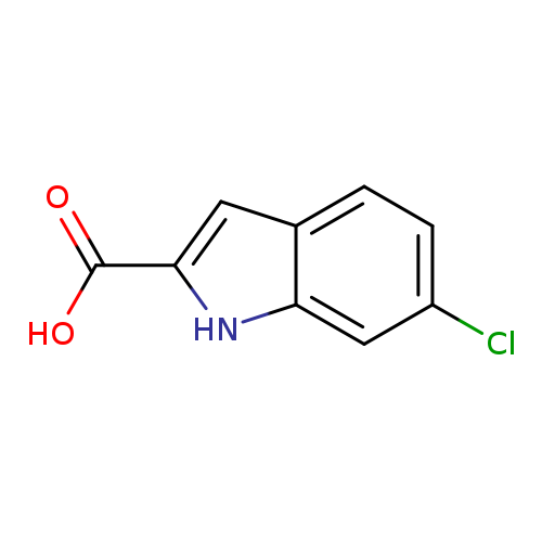 Clc1ccc2c(c1)[nH]c(c2)C(=O)O