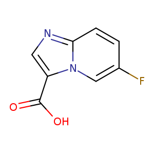 Fc1ccc2n(c1)c(cn2)C(=O)O