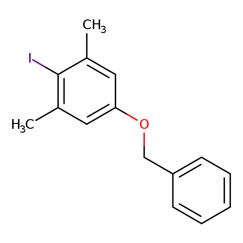 Cc1cc(OCc2ccccc2)cc(c1I)C