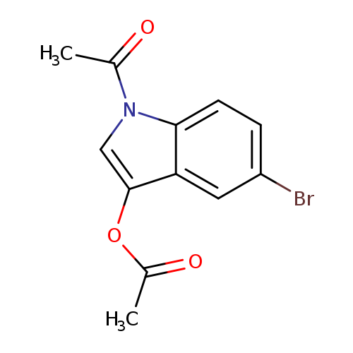 CC(=O)Oc1cn(c2c1cc(Br)cc2)C(=O)C