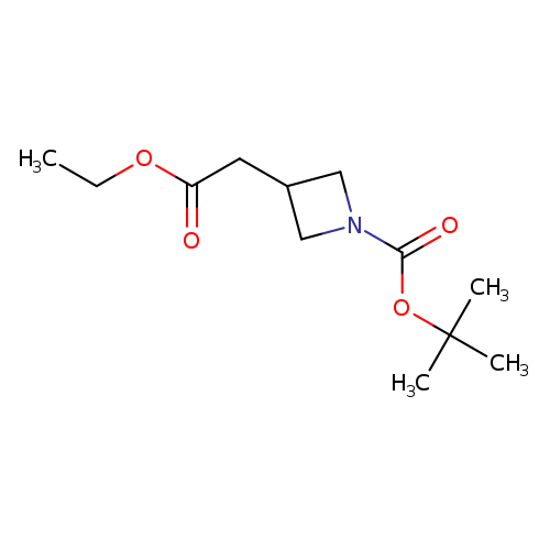 CCOC(=O)CC1CN(C1)C(=O)OC(C)(C)C