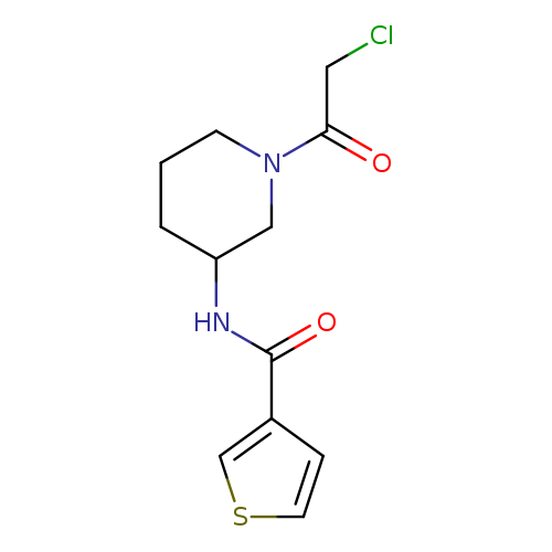 ClCC(=O)N1CCCC(C1)NC(=O)c1cscc1