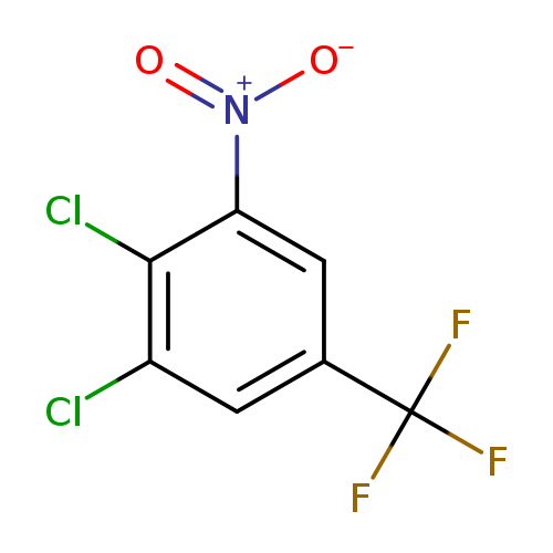 [O-][N+](=O)c1cc(cc(c1Cl)Cl)C(F)(F)F