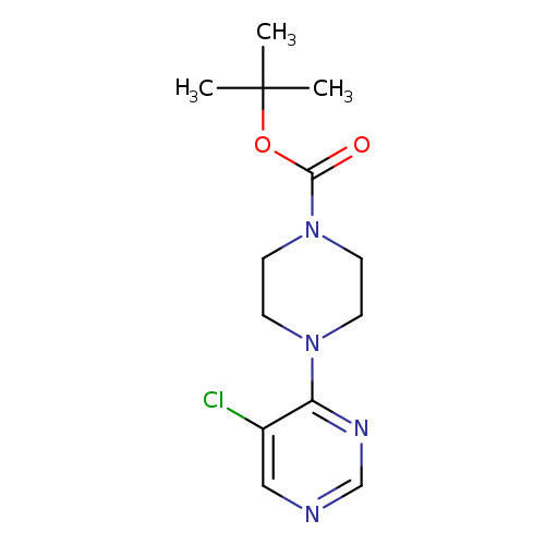 O=C(N1CCN(CC1)c1ncncc1Cl)OC(C)(C)C