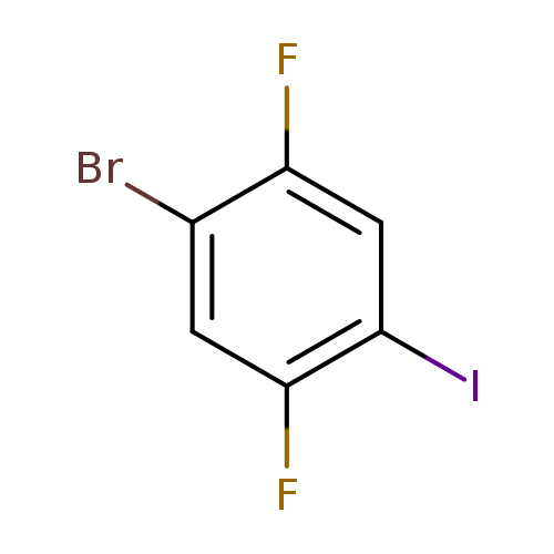 Fc1cc(I)c(cc1Br)F