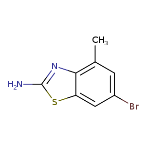Brc1cc(C)c2c(c1)sc(n2)N