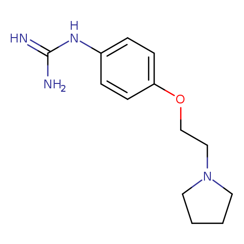 NC(=N)Nc1ccc(cc1)OCCN1CCCC1