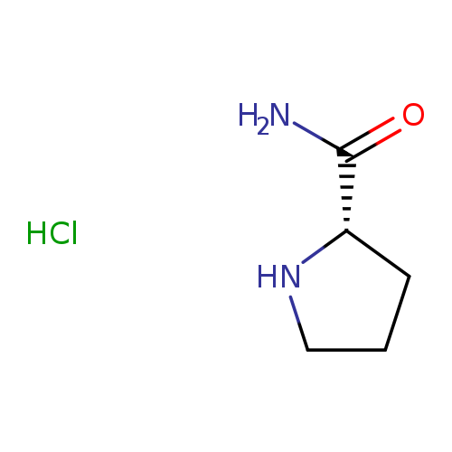 NC(=O)[C@@H]1CCCN1.Cl