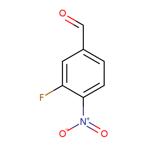 O=Cc1ccc(c(c1)F)[N+](=O)[O-]