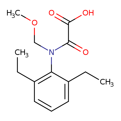 COCN(c1c(CC)cccc1CC)C(=O)C(=O)O