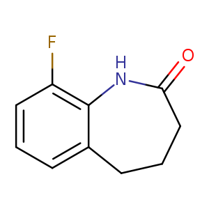 O=C1CCCc2c(N1)c(F)ccc2