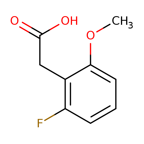 COc1cccc(c1CC(=O)O)F