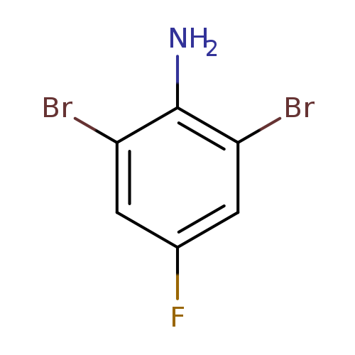 Fc1cc(Br)c(c(c1)Br)N