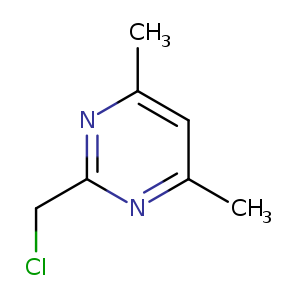 ClCc1nc(C)cc(n1)C