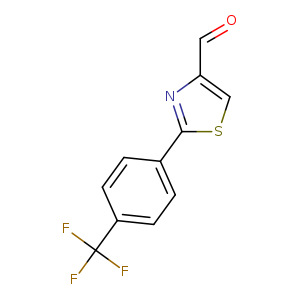 O=Cc1csc(n1)c1ccc(cc1)C(F)(F)F