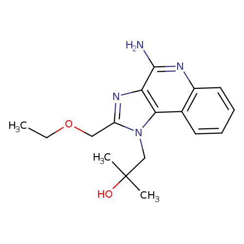 CCOCc1nc2c(n1CC(O)(C)C)c1ccccc1nc2N