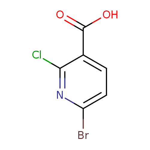 OC(=O)c1ccc(nc1Cl)Br