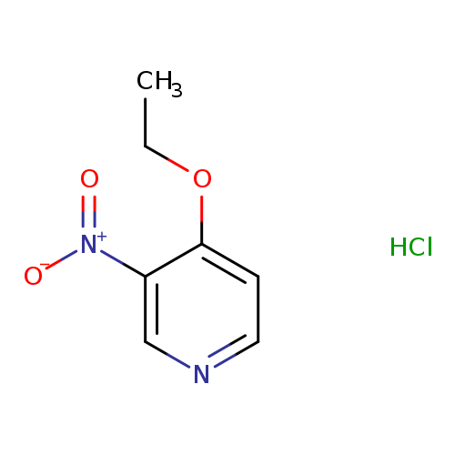 CCOc1ccncc1[N+](=O)[O-].Cl