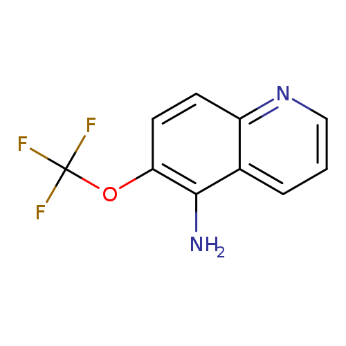 Nc1c(ccc2c1cccn2)OC(F)(F)F