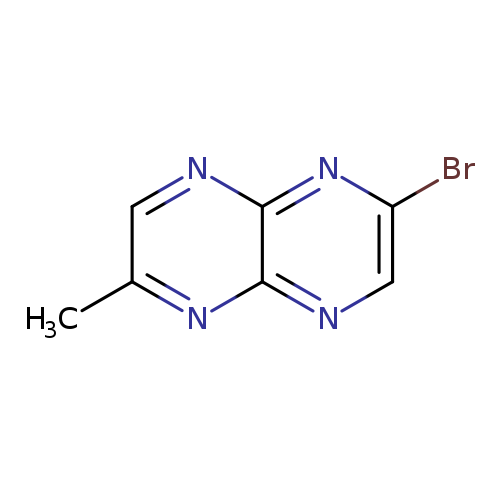 Cc1cnc2c(n1)ncc(n2)Br