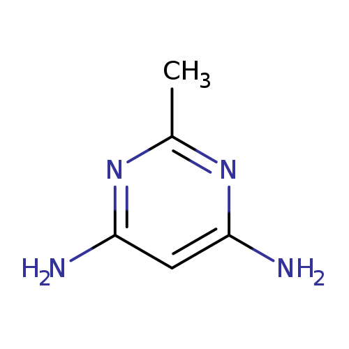 Nc1cc(N)nc(n1)C