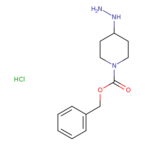 NNC1CCN(CC1)C(=O)OCc1ccccc1.Cl