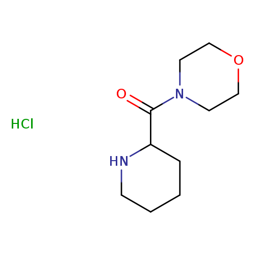 O=C(N1CCOCC1)C1CCCCN1.Cl