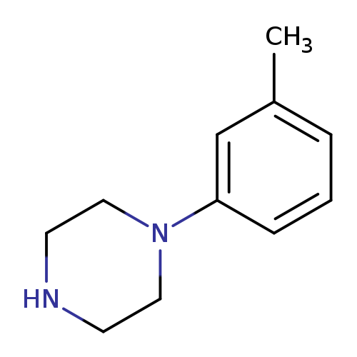 Cc1cccc(c1)N1CCNCC1