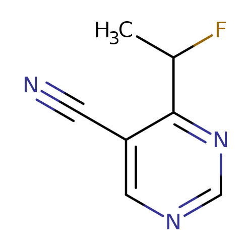 N#Cc1cncnc1C(F)C