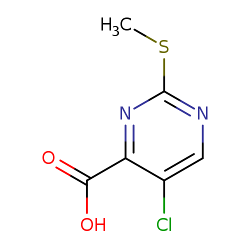 CSc1ncc(c(n1)C(=O)O)Cl