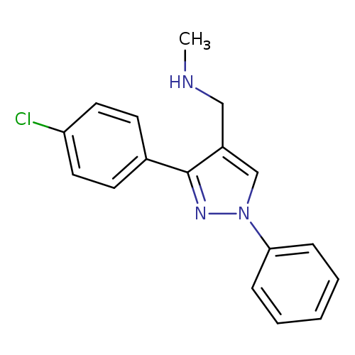 CNCc1cn(nc1c1ccc(cc1)Cl)c1ccccc1