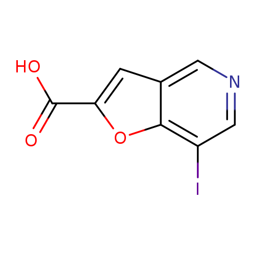 O=C(C(O1)=CC2=C1C(I)=CN=C2)O