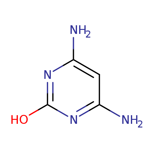 Nc1cc(N)nc(n1)O