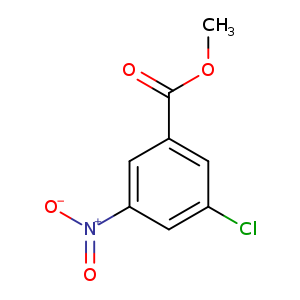 COC(=O)c1cc(Cl)cc(c1)[N+](=O)[O-]