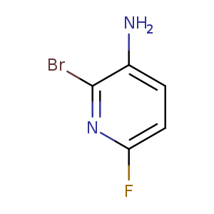 Fc1ccc(c(n1)Br)N
