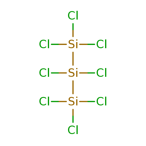 Cl[Si]([Si](Cl)(Cl)Cl)([Si](Cl)(Cl)Cl)Cl