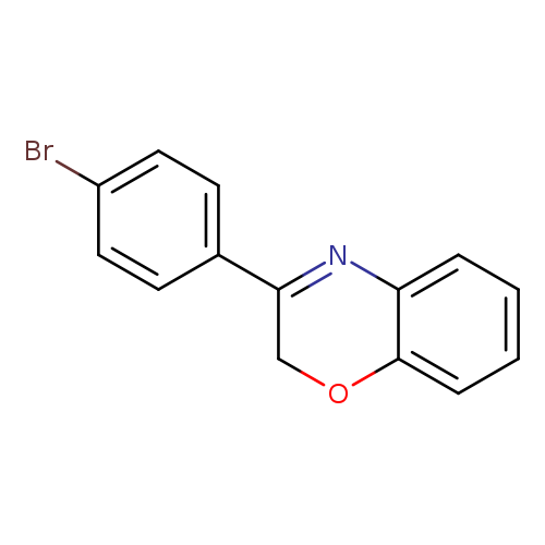Brc1ccc(cc1)C1=Nc2c(OC1)cccc2