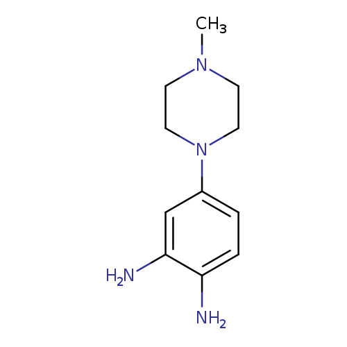 CN1CCN(CC1)c1ccc(c(c1)N)N