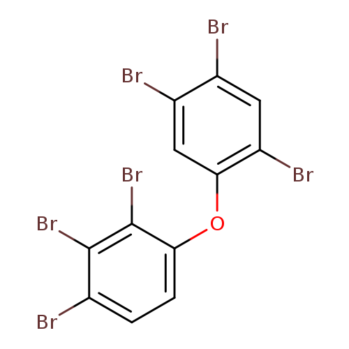 Brc1cc(Br)c(cc1Oc1ccc(c(c1Br)Br)Br)Br