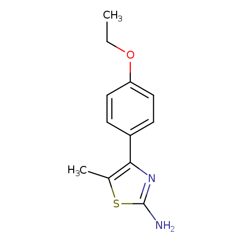 CCOc1ccc(cc1)c1nc(sc1C)N