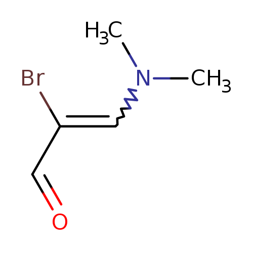 O=CC(=CN(C)C)Br